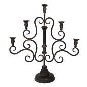 Sfesnic fier negru 46x14x49 cm