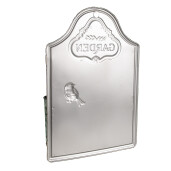 Suport ghivece flori metal verde antichizat 29x13x45 cm