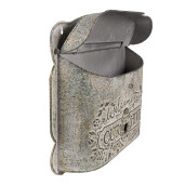 Cutie Postala metal gri antichizat 41x9x36 cm