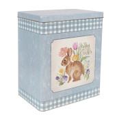 Set 2 cutii metal 21x15x25 cm, 18x13x22 cm