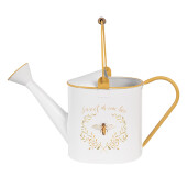 Stropitoare decorativa metal alb auriu 39x13x21 cm