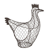 Cos Gaina metal maro 37x16x32 cm