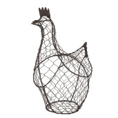 Cos Gaina metal maro 30x12x25 cm