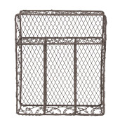 Suport tacamuri bucatarie fier maro 31x25x7 cm