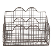 Organizator documente fier maro 27x12x22 cm