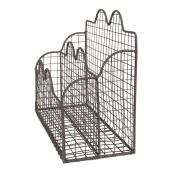 Organizator documente fier maro 27x12x22 cm