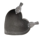 Ghiveci flori fier gri 14x12x7 cm