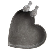 Ghiveci flori fier gri 19x17x7 cm