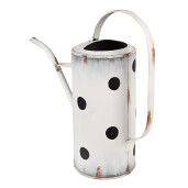 Stropitoare decorativa metal alb antichizat negru 36x13x32 cm