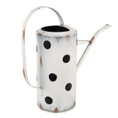 Stropitoare decorativa metal alb antichizat negru 36x13x32 cm