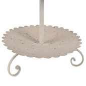 Platou supraetajat fier bej antichizat 32x51 cm