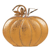 Dovleac decorativ fier portocaliu 34x15x32 cm