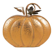 Dovleac decorativ fier portocaliu 34x15x32 cm