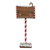 Cutie Postala Craciun metal multicolor 14x8x37 cm