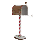 Cutie Postala Craciun metal multicolor 14x8x37 cm