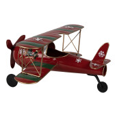 Avion decorativ metal 41x37x21 cm
