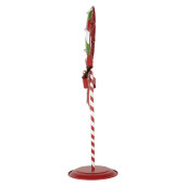 Decoratiune Acadea Craciun cu led metal multicolor 36x29x100 cm