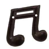 Cuier perete fier maro 10x3x9 cm