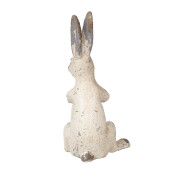 Figurina Iepuras ceramica bej vintage 9x8x17 cm