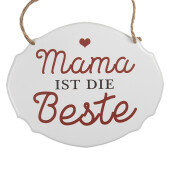 Decoratiune perete Mama metal 18x1x15 cm