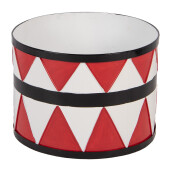 Set 3 Tobe decorative Craciun metal multicolor (3) Ø 47x32 / Ø39x28 / Ø 31x22 cm