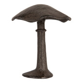 Ciupercuta decorativa metal maro 12x11x14 cm