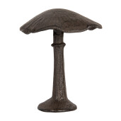 Ciupercuta decorativa metal maro 12x11x14 cm
