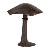 Ciupercuta decorativa metal maro 12x11x14 cm