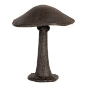 Ciupercuta decorativa metal maro 12x11x15 cm