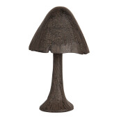 Ciupercuta decorativa metal maro 7x7x13 cm