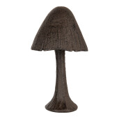 Ciupercuta decorativa metal maro 7x7x13 cm