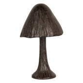 Ciupercuta decorativa metal maro 7x7x13 cm