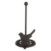 Suport rola hartie bucatarie fier maro Ø 17x33 cm