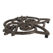 Suport vase fierbinti fier maro 16x17x2 cm