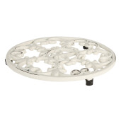 Suport vase fierbinti fier alb vintage Ø 18x2 cm