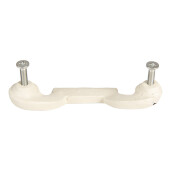 Maner mobilier fier alb vintage 12x2x3 cm