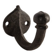 Cuier perete fier maro 4x7x6 cm