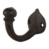 Cuier perete fier maro 4x7x6 cm