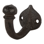 Cuier perete fier maro 4x7x6 cm