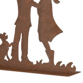Figurina Copii metal maro 21x5x31 cm