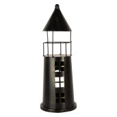 Far decorativ metal negru auriu Ø 16x45 cm