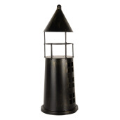 Far decorativ metal negru auriu Ø 16x45 cm