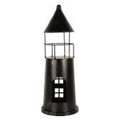 Far decorativ metal negru auriu Ø 16x45 cm