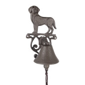 Clopotel perete fier maro Catelus 14x14x24 cm