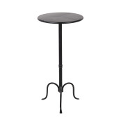 Masuta metal negru Ø 38x78 cm