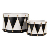 Set 2 Tobe Craciun metal multicolor (2) Ø 40x25 / Ø 26x17 cm