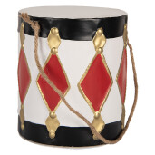 Set 2 Tobe decorative Craciun metal multicolor (2) Ø 15x38 / Ø 13x29 cm