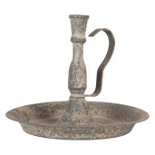 Sfesnic lumanari metal gri vintage Ø 23x19 cm