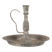 Sfesnic lumanari metal gri vintage Ø 23x19 cm