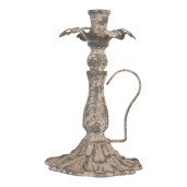 Sfesnic lumanari metal gri vintage Ø 15x23 cm